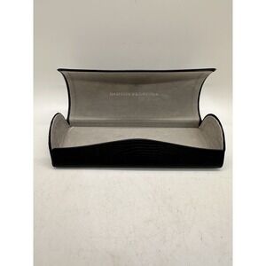 Barton Perreira Sunglasses Case Black Slim Snakeskin Texture